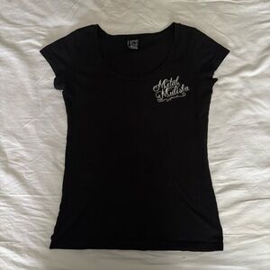Metal Mulisha Black Tee with Logo